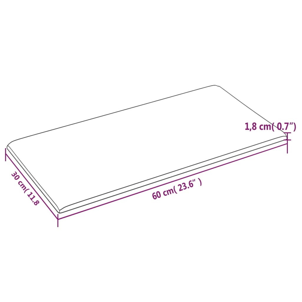 12 db fekete műbőr fali panel 60 x 30 cm 2,16 m²