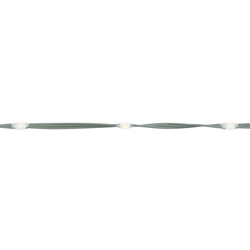 karácsonyfa zászlórúdon 732 meleg fehér LED-del 500 cm