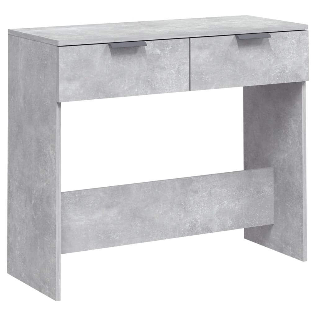 betonszürke szerelt fa tálalóasztal 90 x 36 x 75 cm