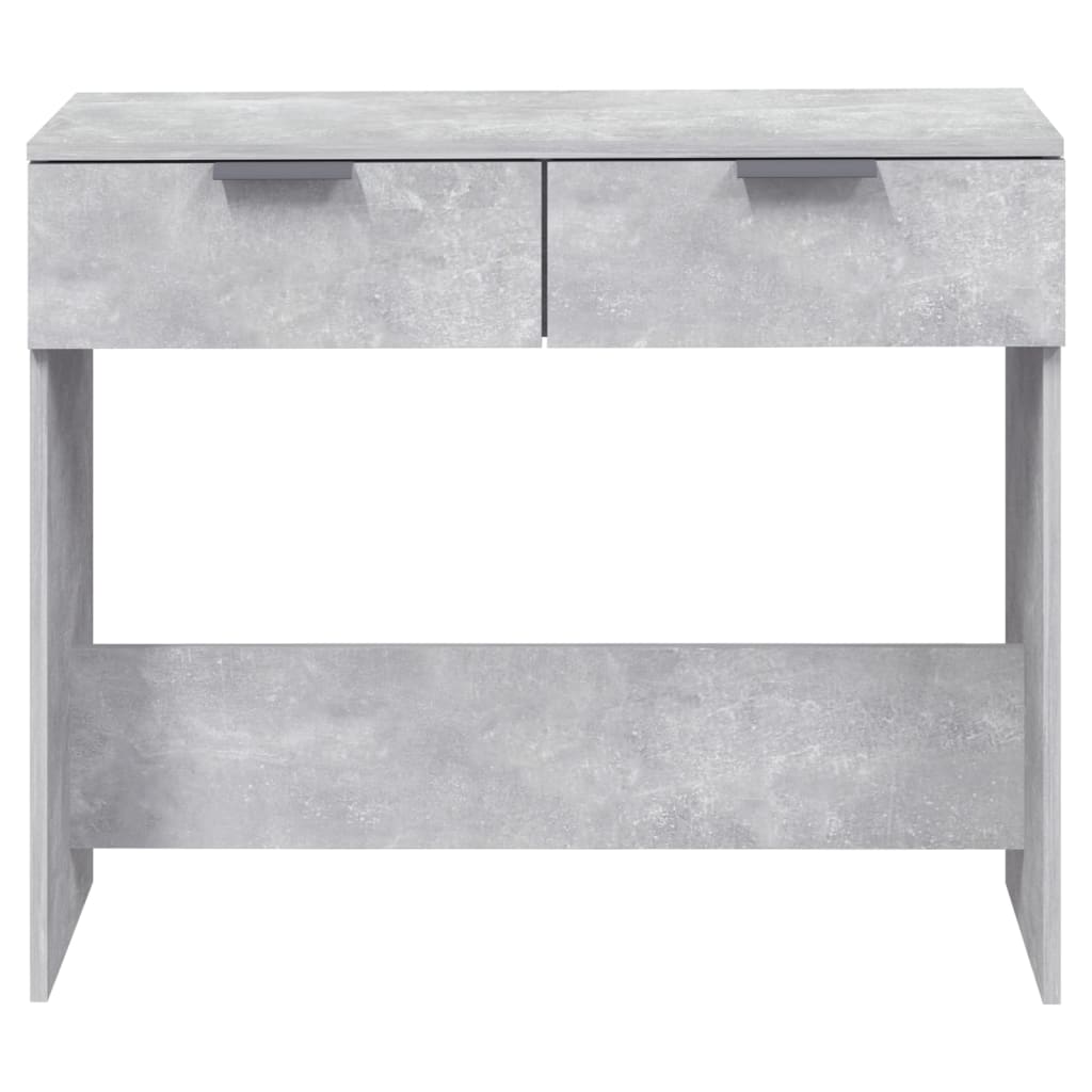 betonszürke szerelt fa tálalóasztal 90 x 36 x 75 cm