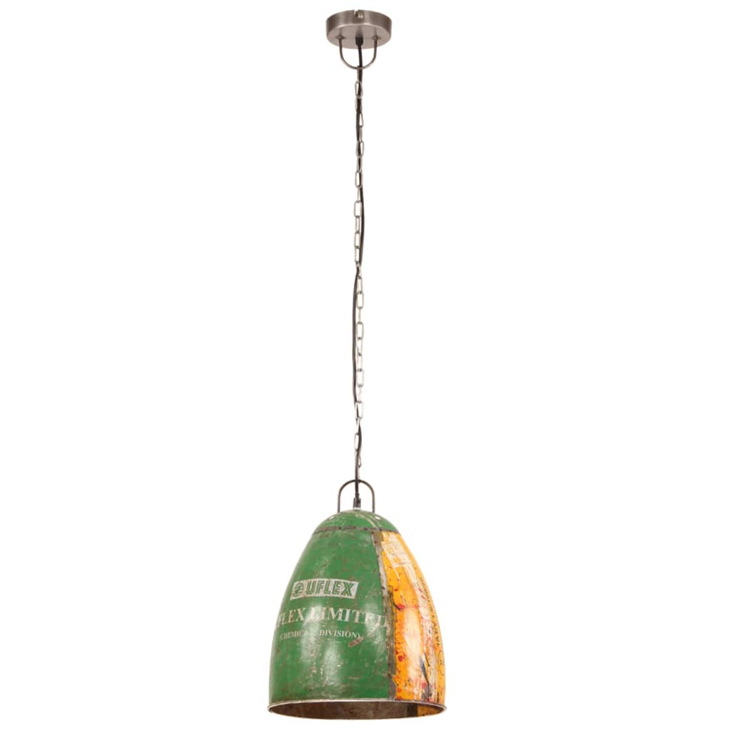 kerek többszínű ipari függőlámpa 25 W 32 cm E27