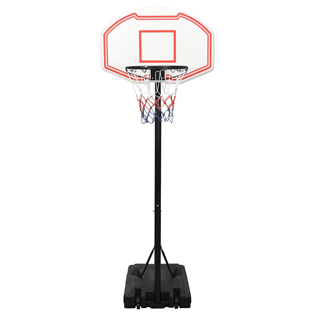 fehér polietilén kosárlabda állvány 237-307 cm