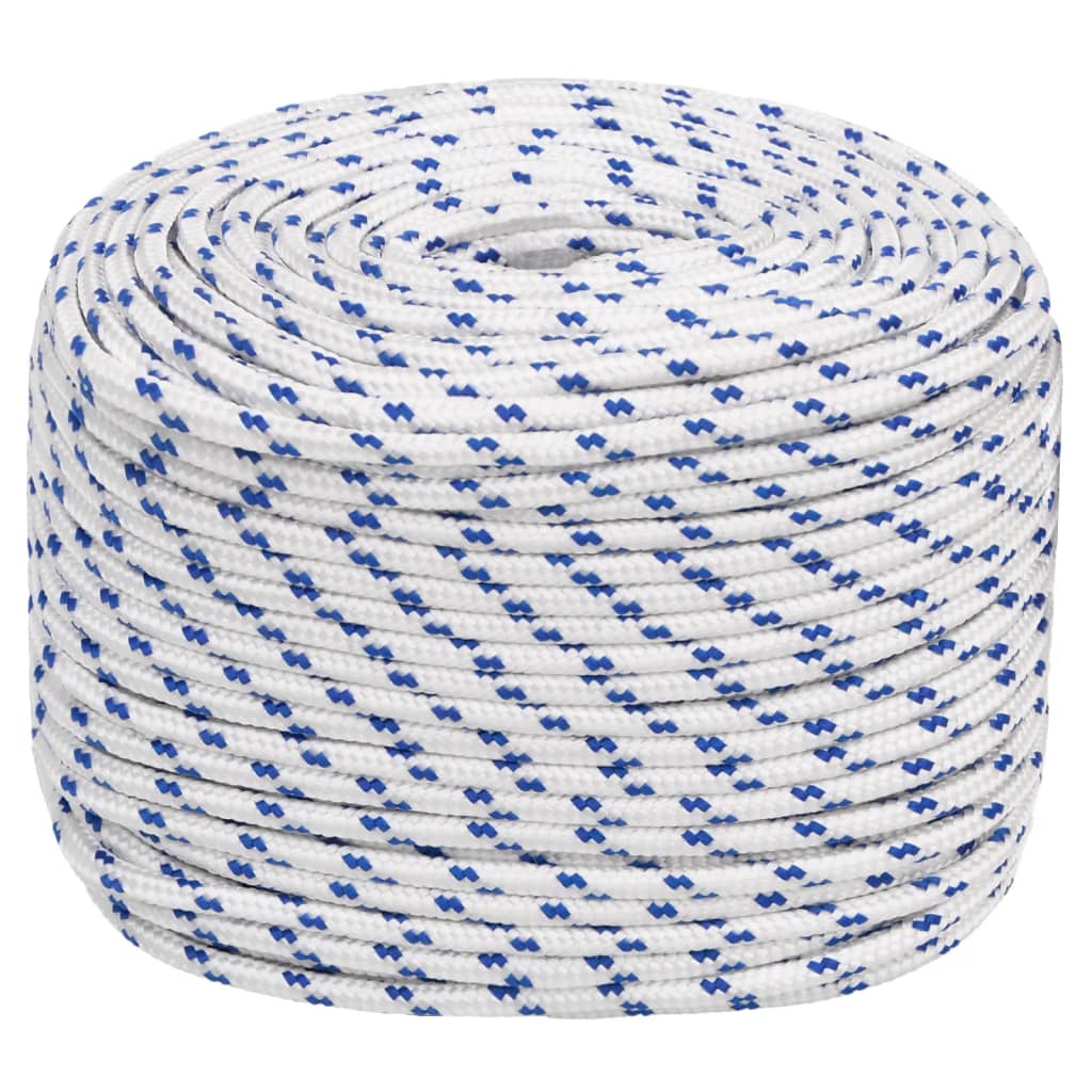 fehér polipropilén hajókötél 10 mm 25 m