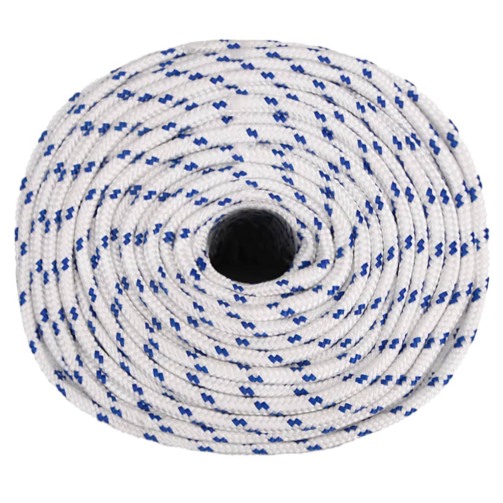 fehér polipropilén hajókötél 10 mm 25 m