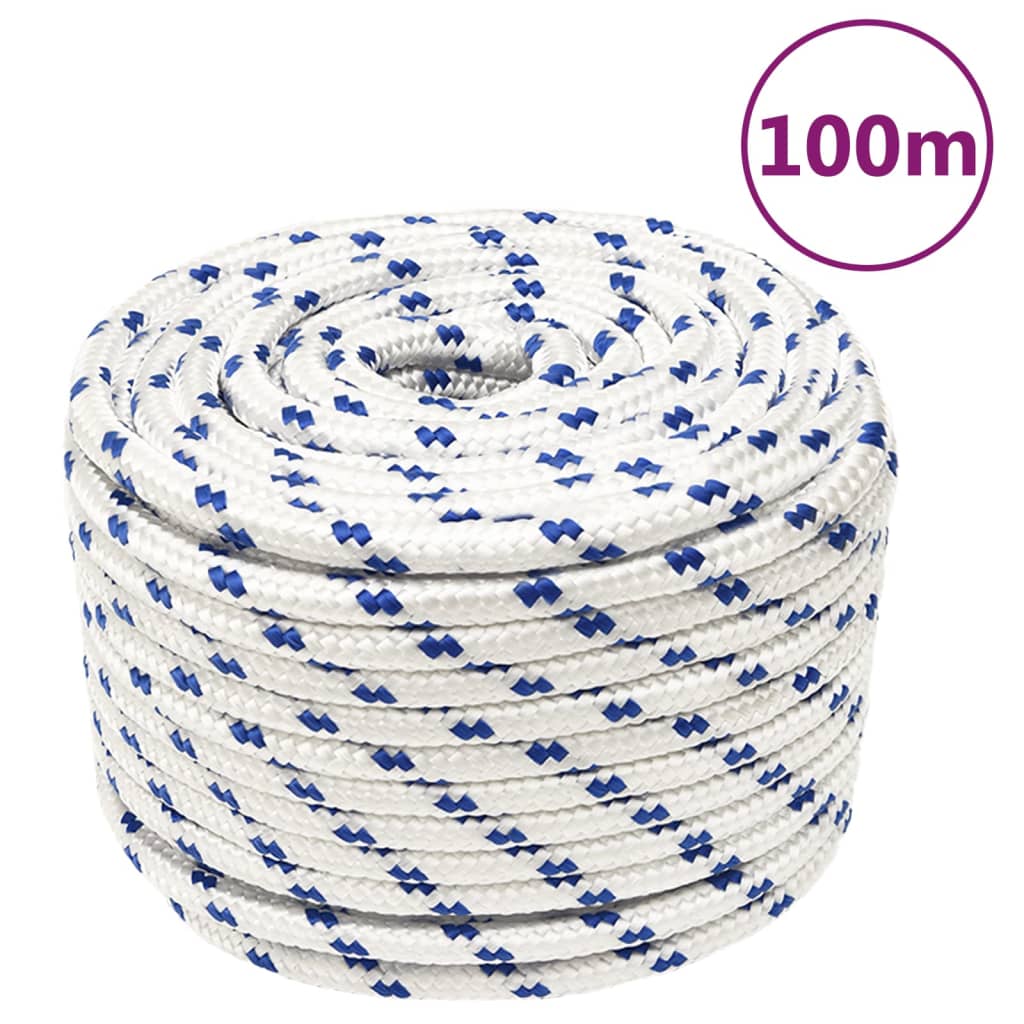 fehér polipropilén hajókötél 12 mm 100 m