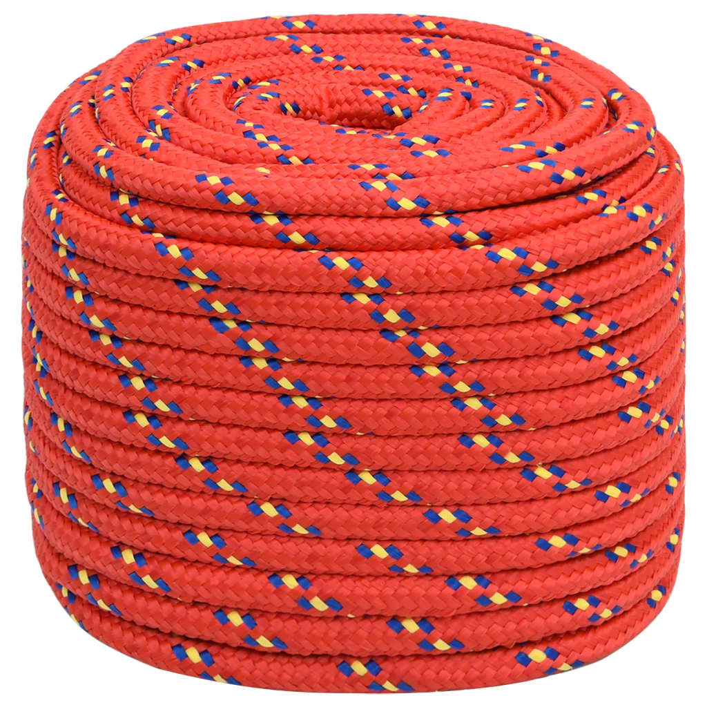 piros polipropilén hajókötél 18 mm 25 m