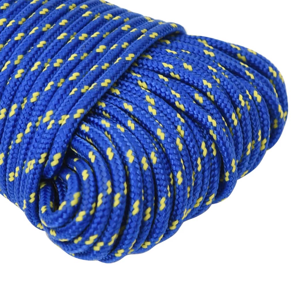 kék polipropilén hajókötél 4 mm 50 m