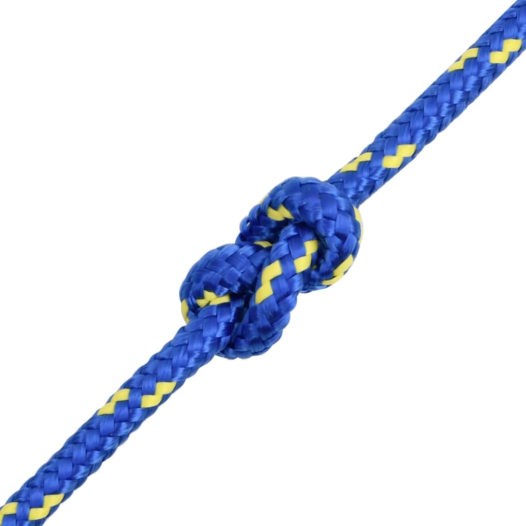 kék polipropilén hajókötél 10 mm 25 m