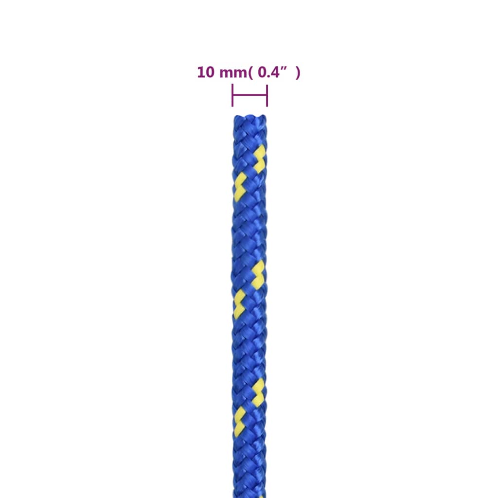 kék polipropilén hajókötél 10 mm 100 m