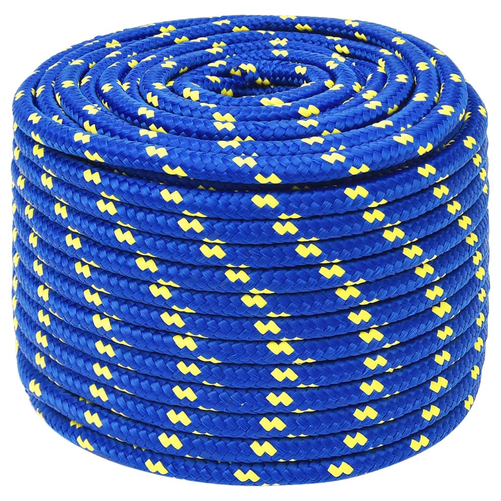 kék polipropilén hajókötél 14 mm 100 m