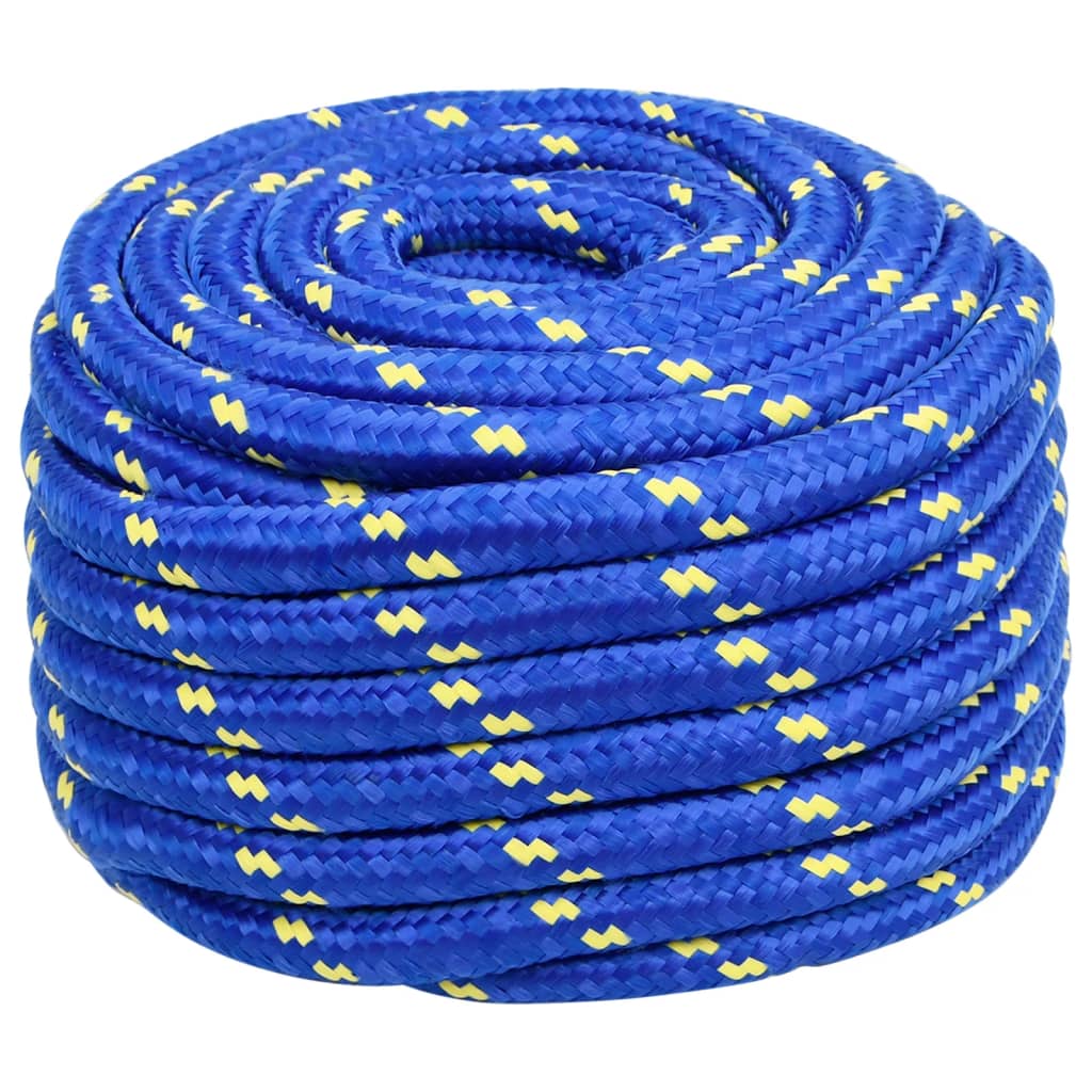 kék polipropilén hajókötél 20 mm 50 m