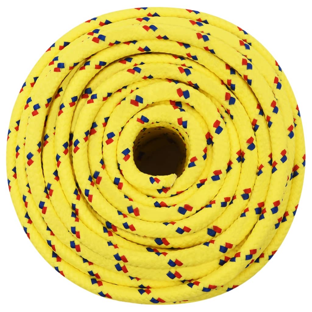 sárga polipropilén hajókötél 12 mm 100 m