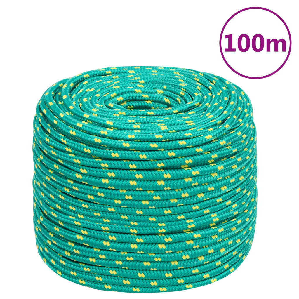 zöld polipropilén hajókötél 10 mm 100 m