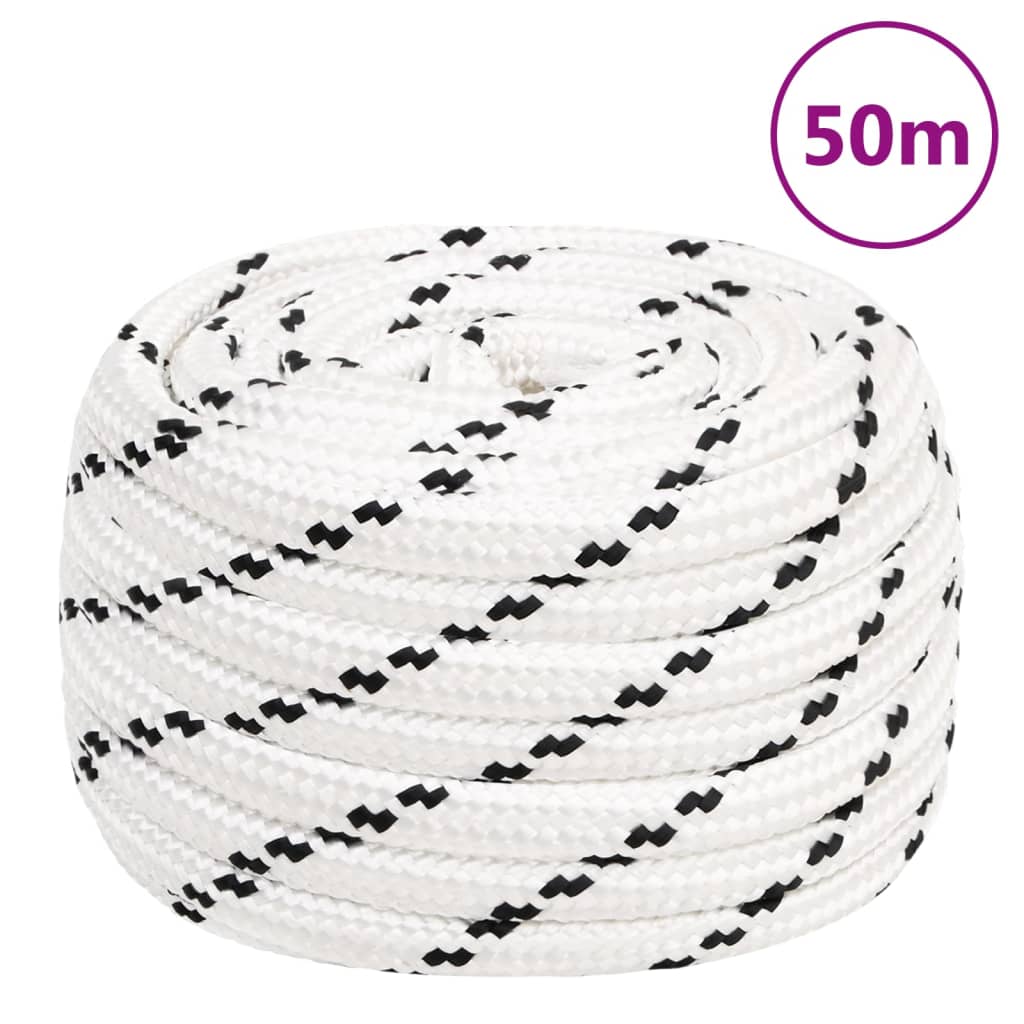 fehér polipropilén munkakötél 18 mm 50 m