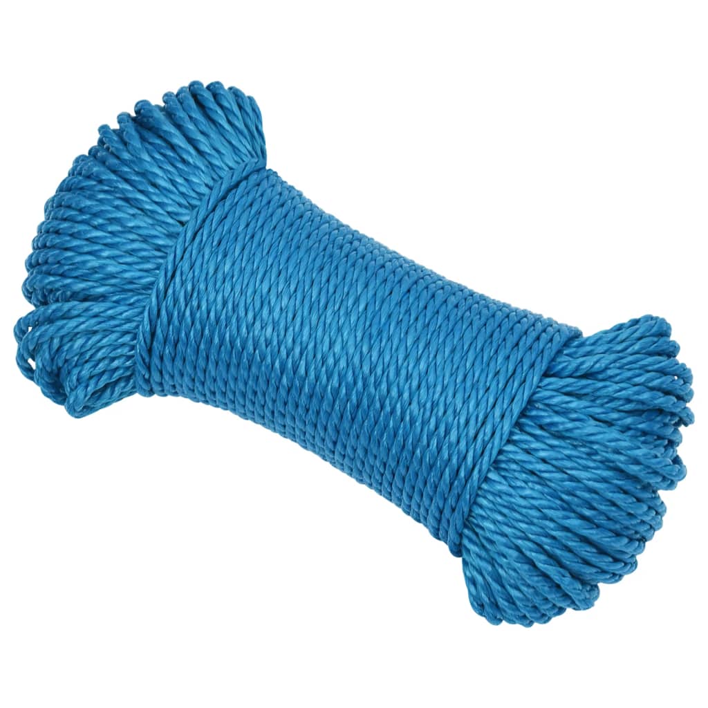 kék polipropilén munkakötél 3 mm 50 m