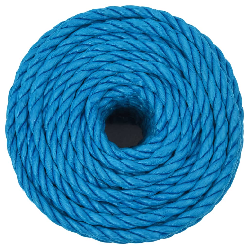 kék polipropilén munkakötél 20 mm 50 m