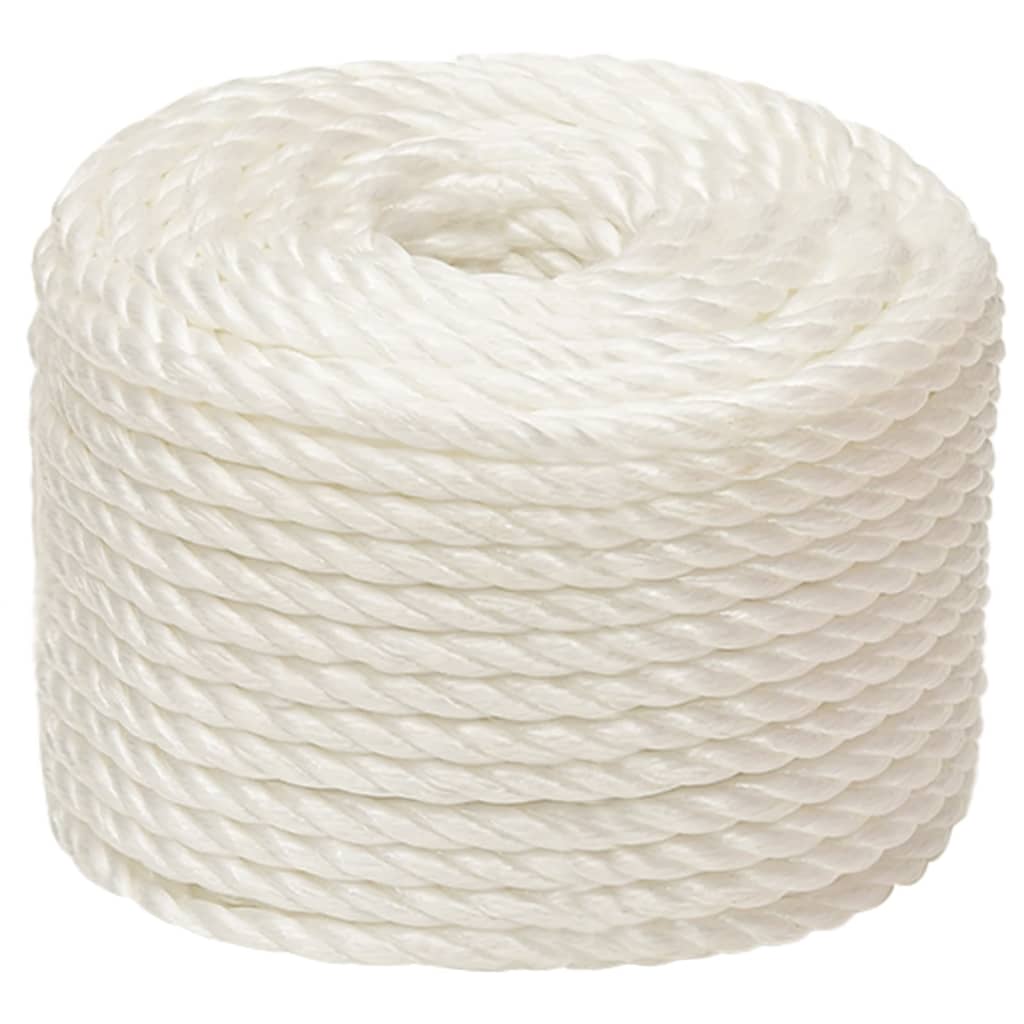 fehér polipropilén munkakötél 12 mm 250 m