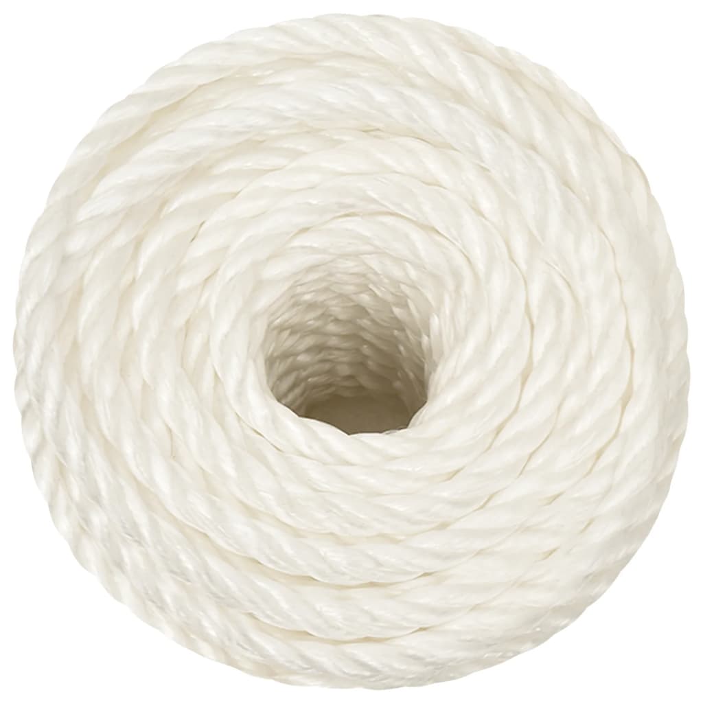 fehér polipropilén munkakötél 12 mm 250 m