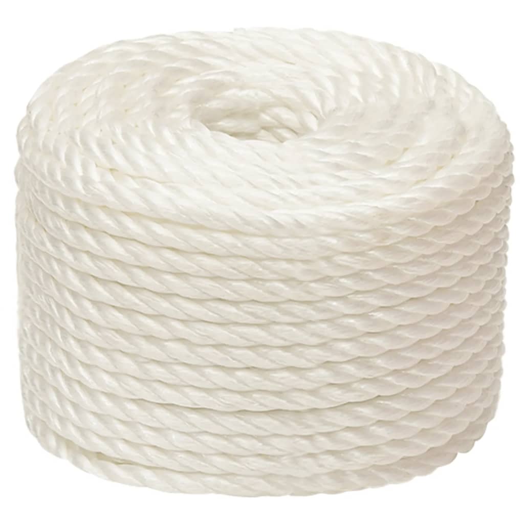 fehér polipropilén munkakötél 14 mm 25 m