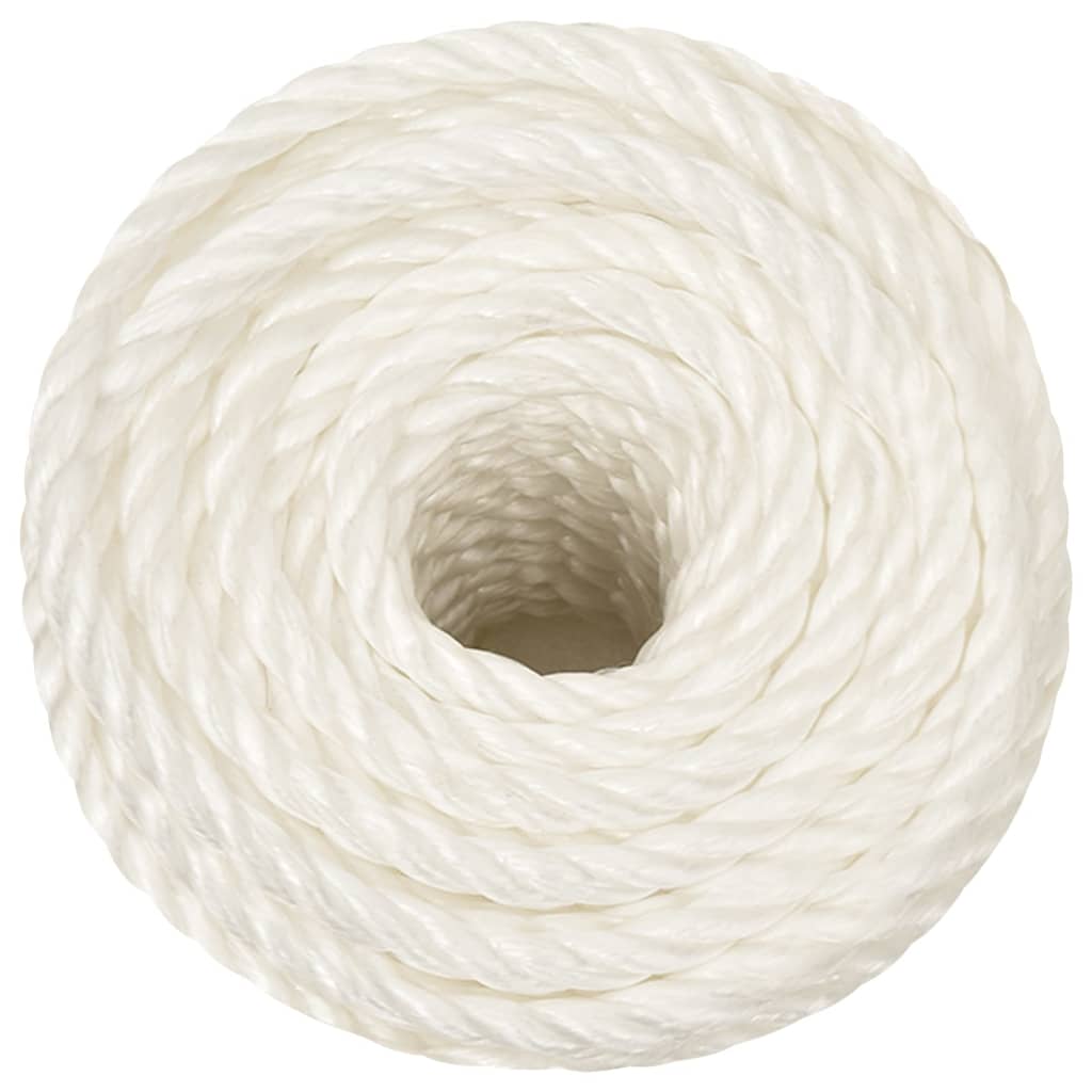 fehér polipropilén munkakötél 14 mm 100 m