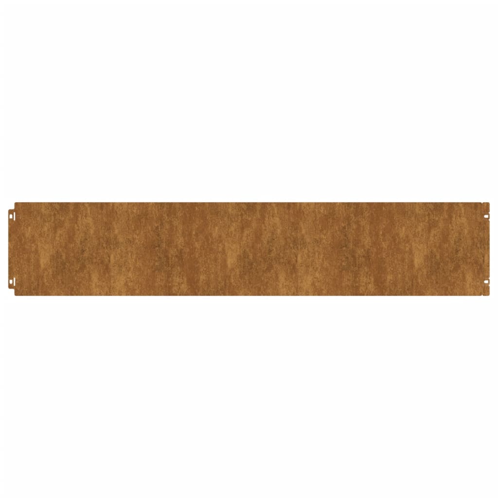 10 db rugalmas corten acél gyepszegély 20 x 103 cm