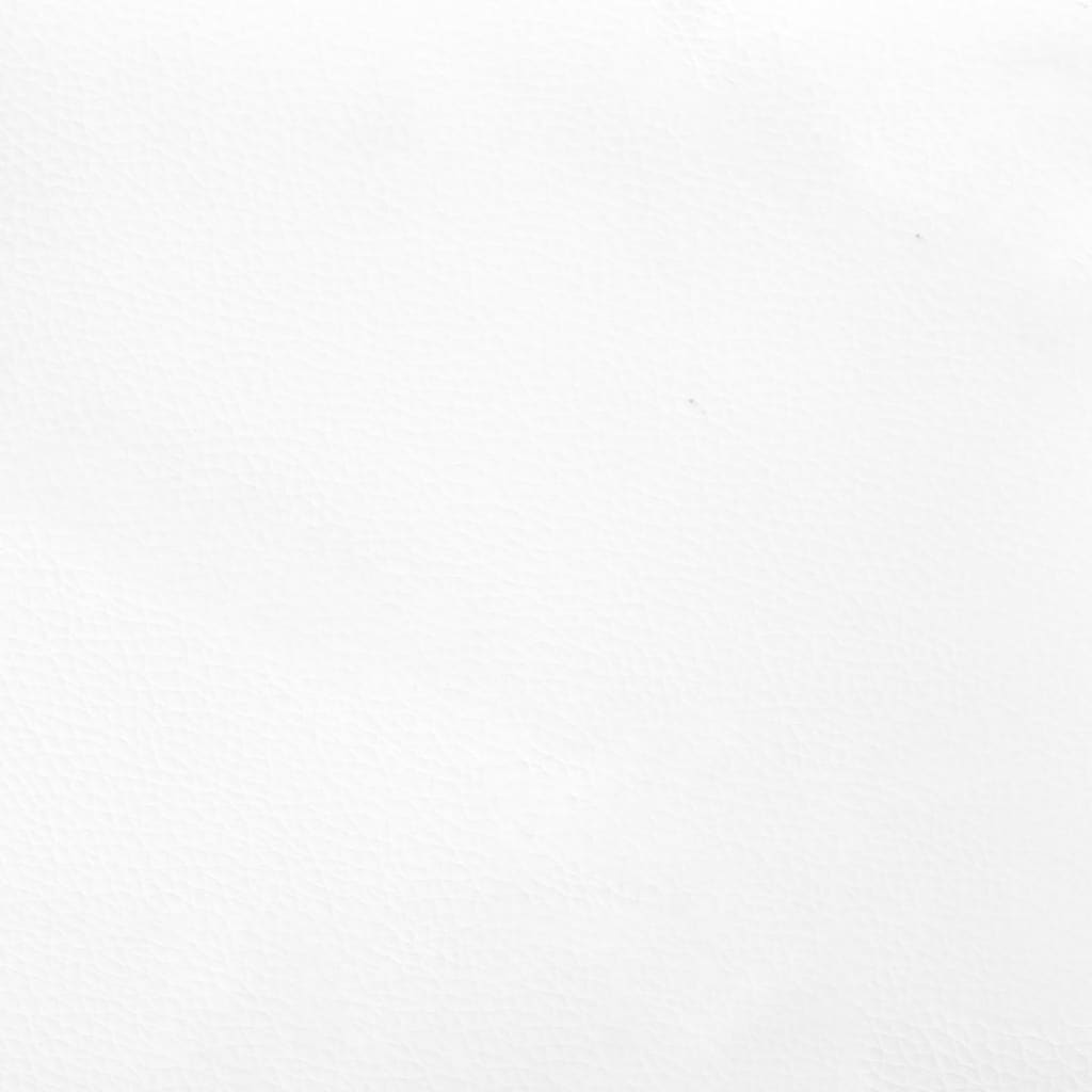 2 db fehér műbőr fejtámla 100x5x78/88 cm