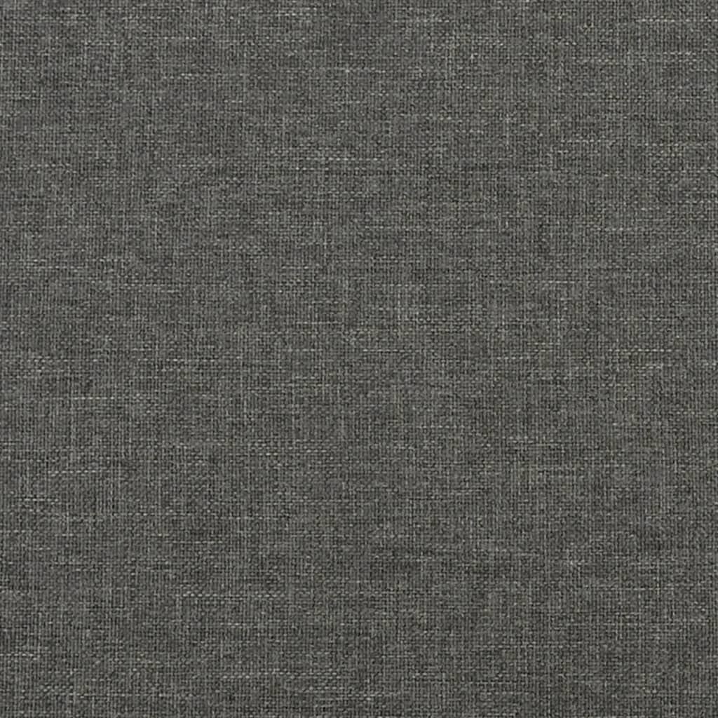 2 db sötétszürke szövet fejtámla 100x5x78/88 cm