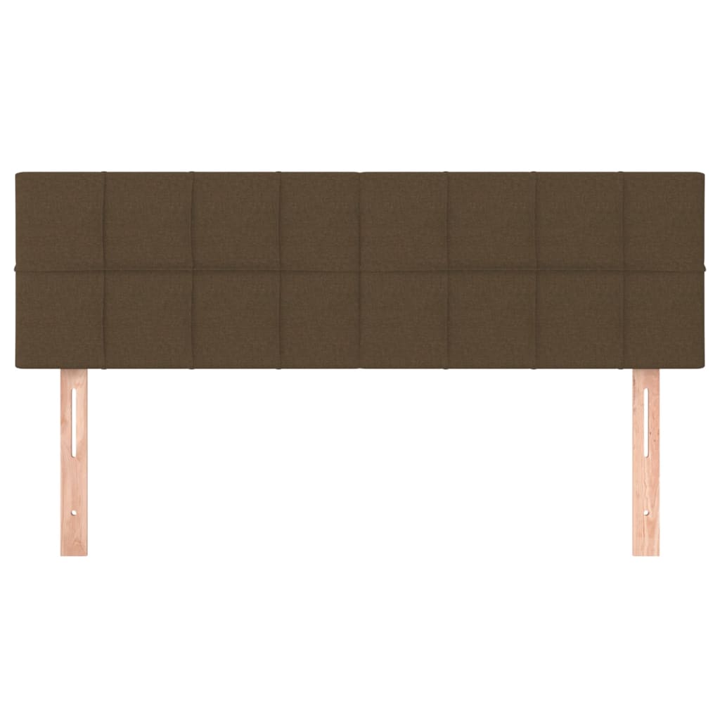 2 db sötétbarna szövet fejtámla 72 x 5 x 78/88 cm