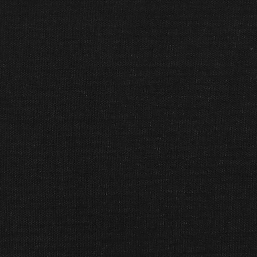 fekete szövet zsebrugós ágymatrac 180x200x20 cm