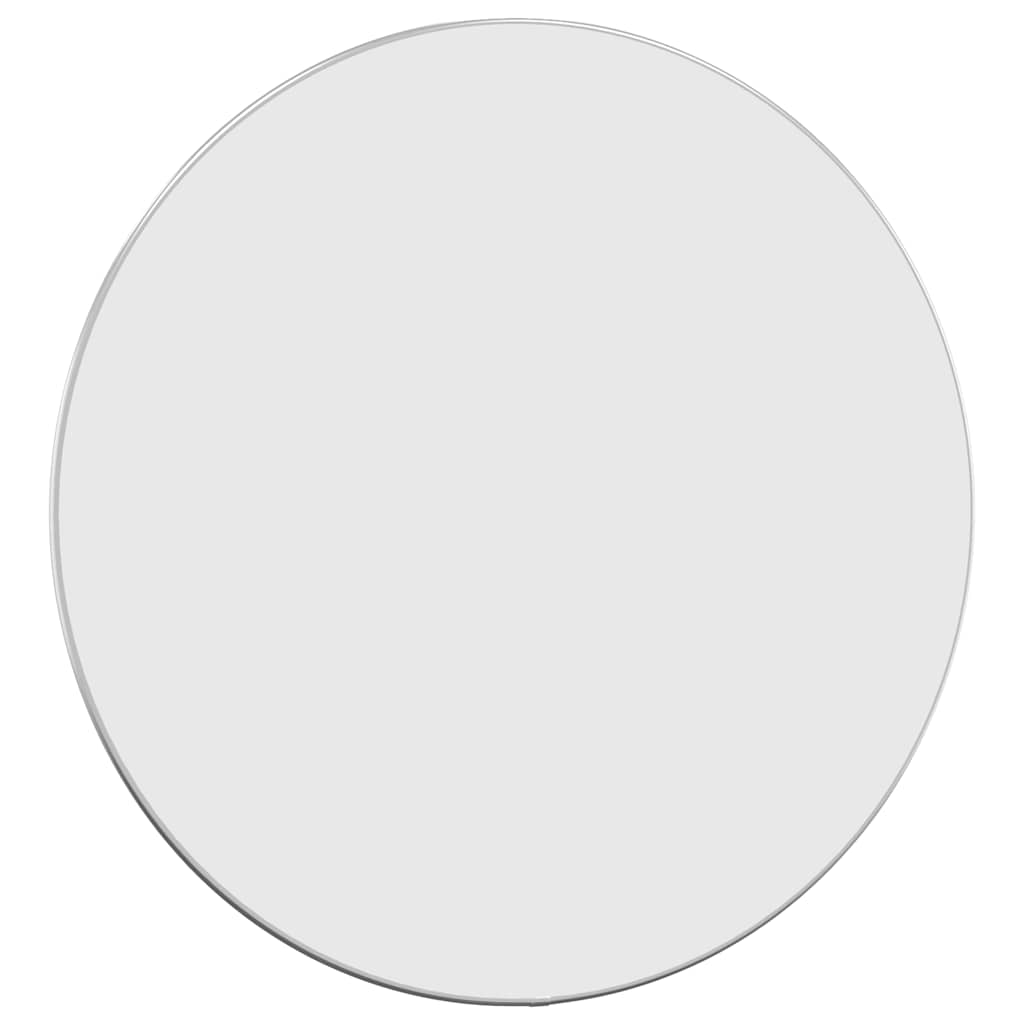 ezüstszínű falitükör Ø 60 cm Kerek