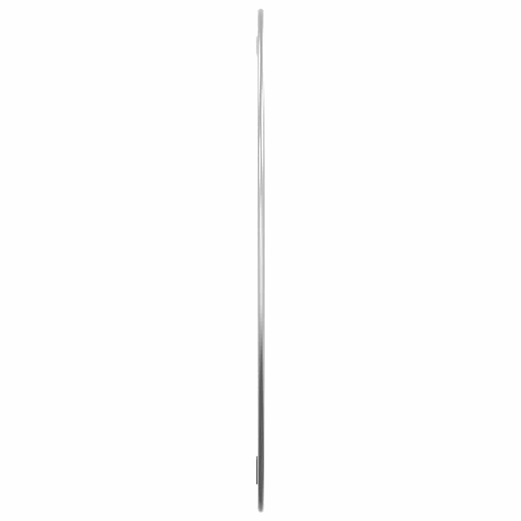 ezüstszínű falitükör Ø 60 cm Kerek
