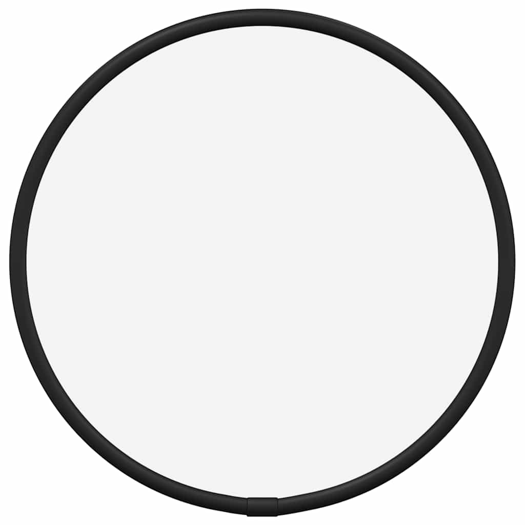 fekete falitükör Ø 20 cm Kerek