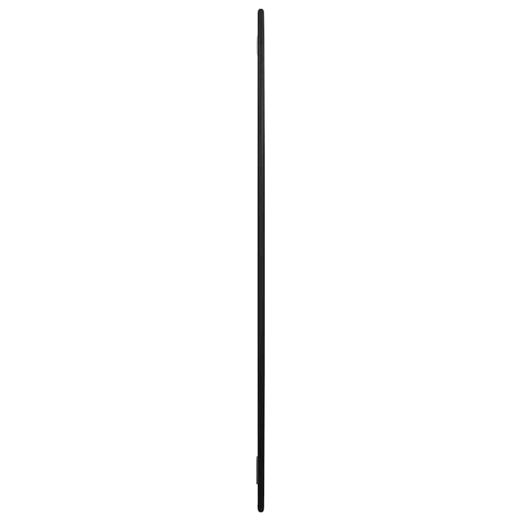 fekete falitükör Ø 60 cm Kerek