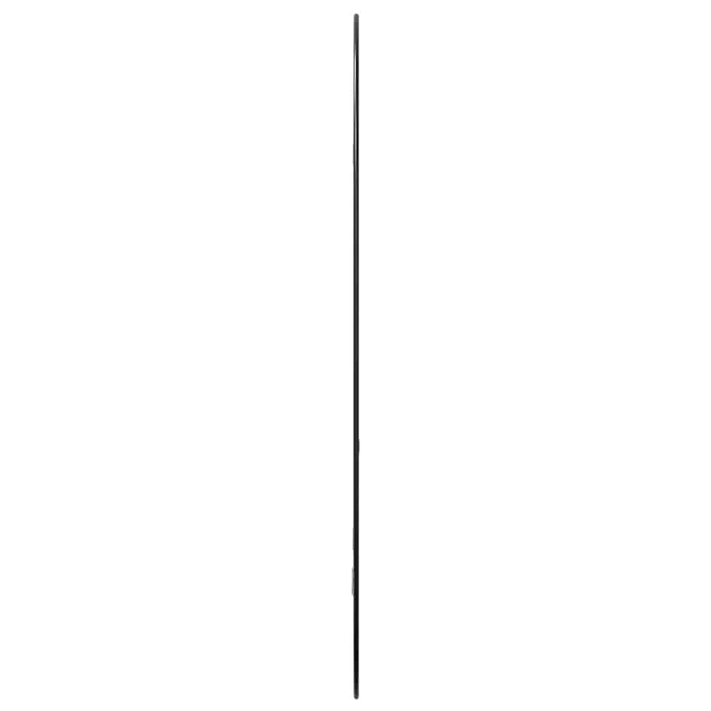 fekete falitükör 80x50 cm