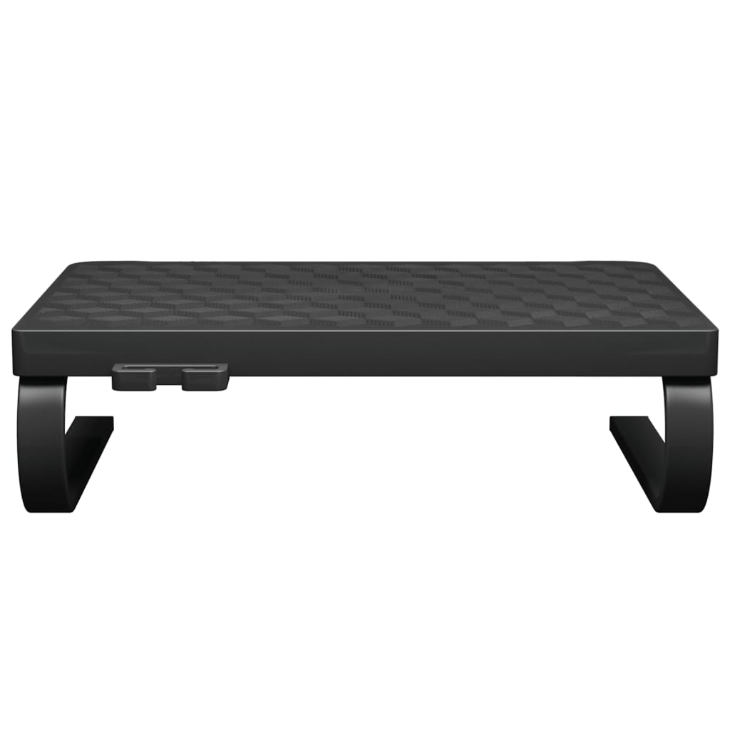 fekete monitorállvány 37 x 28 x 11,5 cm