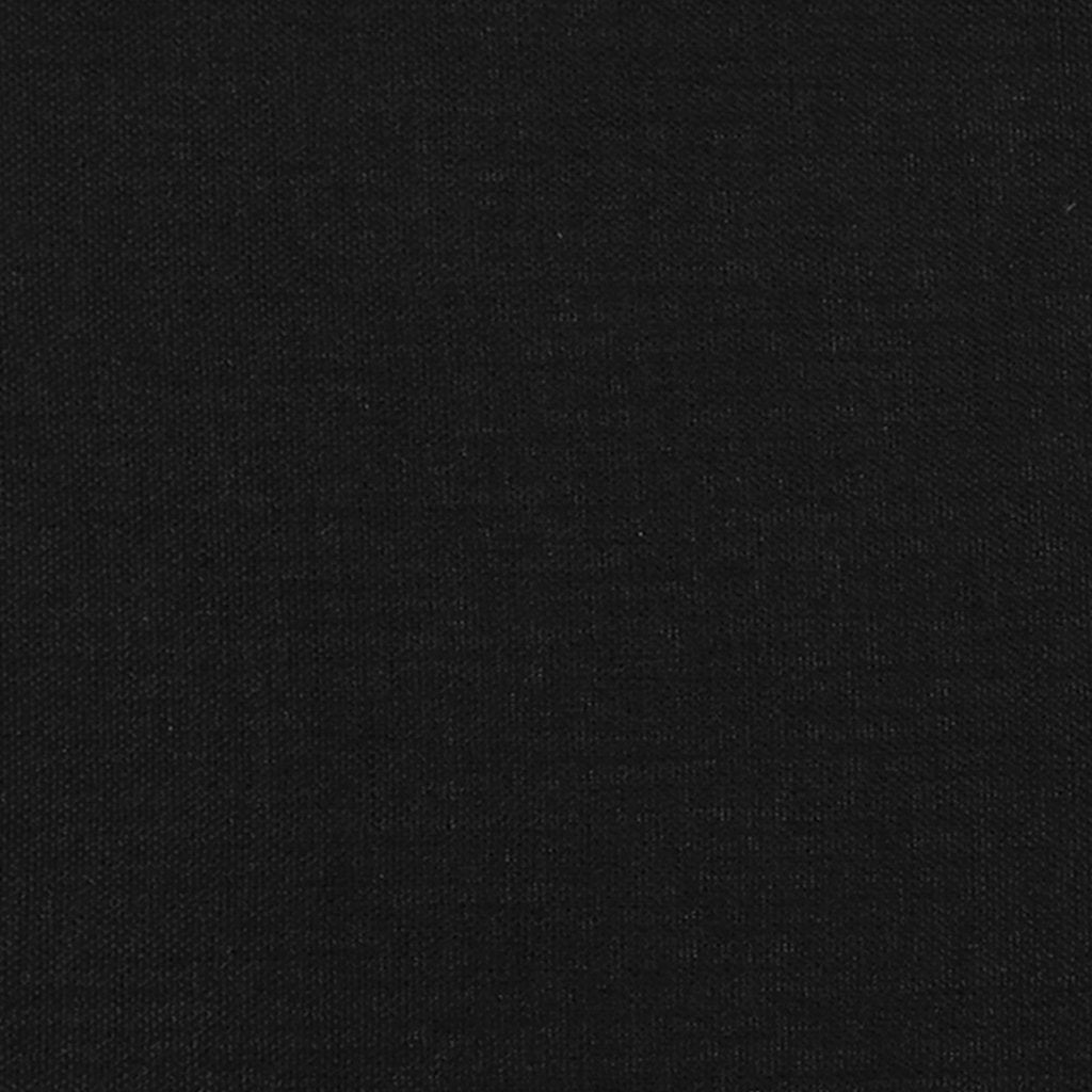 fekete szövet ágykeret fejtámlával matrac nélkül 90x200 cm
