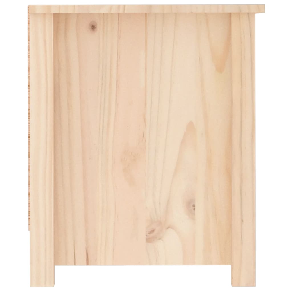 tömör fenyőfa cipősszekrény 110 x 38 x 45,5 cm