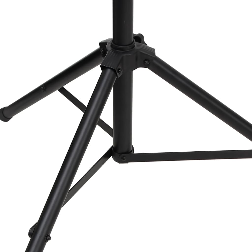 fekete acél lámpatartó 438 x 115 x (180-300) cm