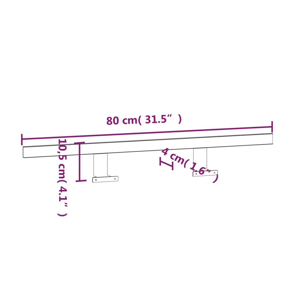meleg fehér LED-es tükörlámpa 13 W 80 cm 3000 K