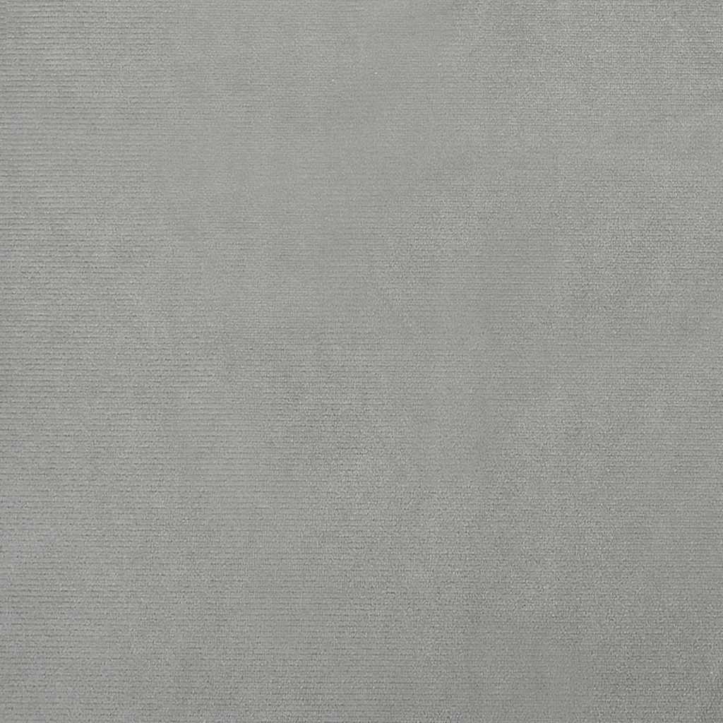 világosszürke bársony kutyaágy 100 x 50 x 21 cm