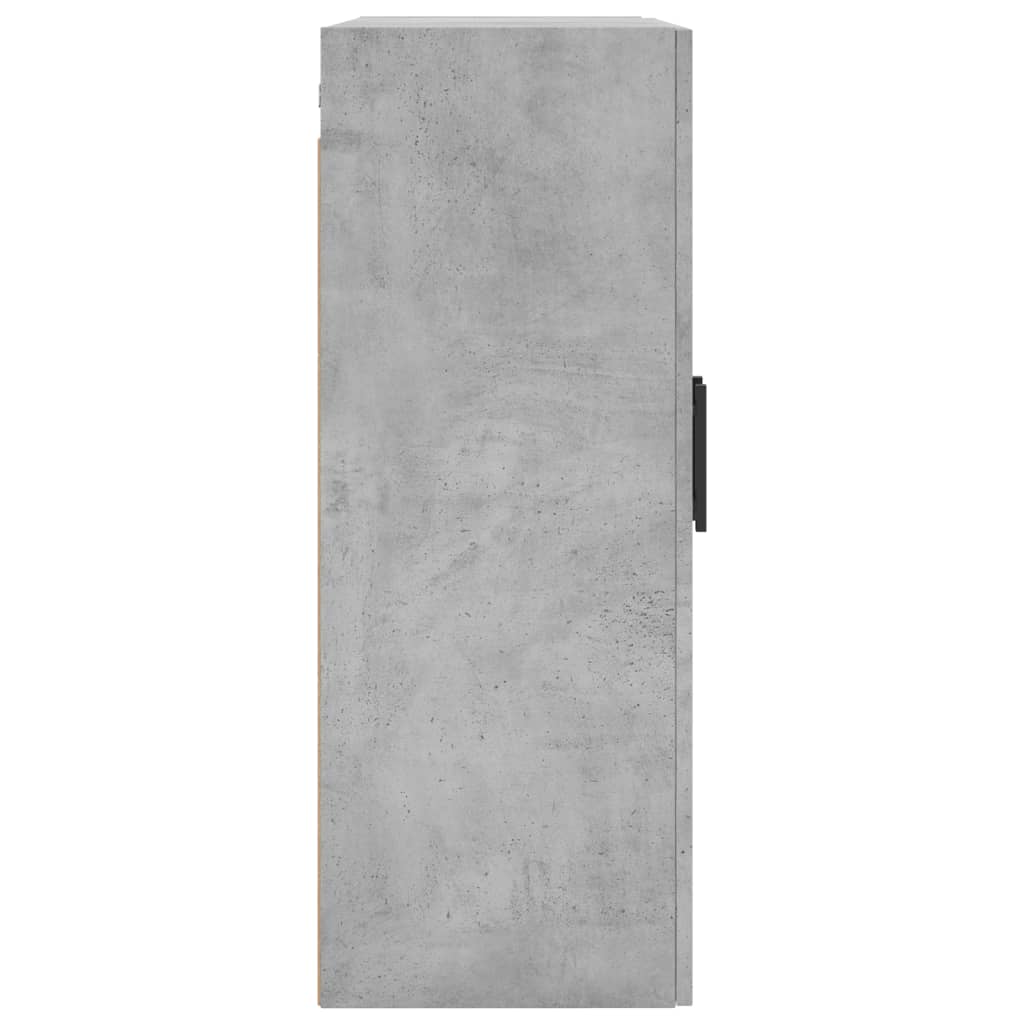 2 db betonszürke faliszekrény 69,5x34x90 cm