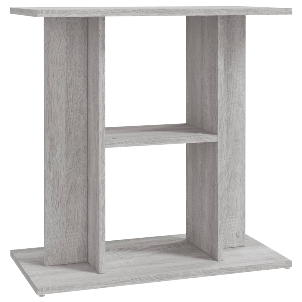 szürke sonoma akváriumállvány 60 x 30 x 60 cm rétegelt fából