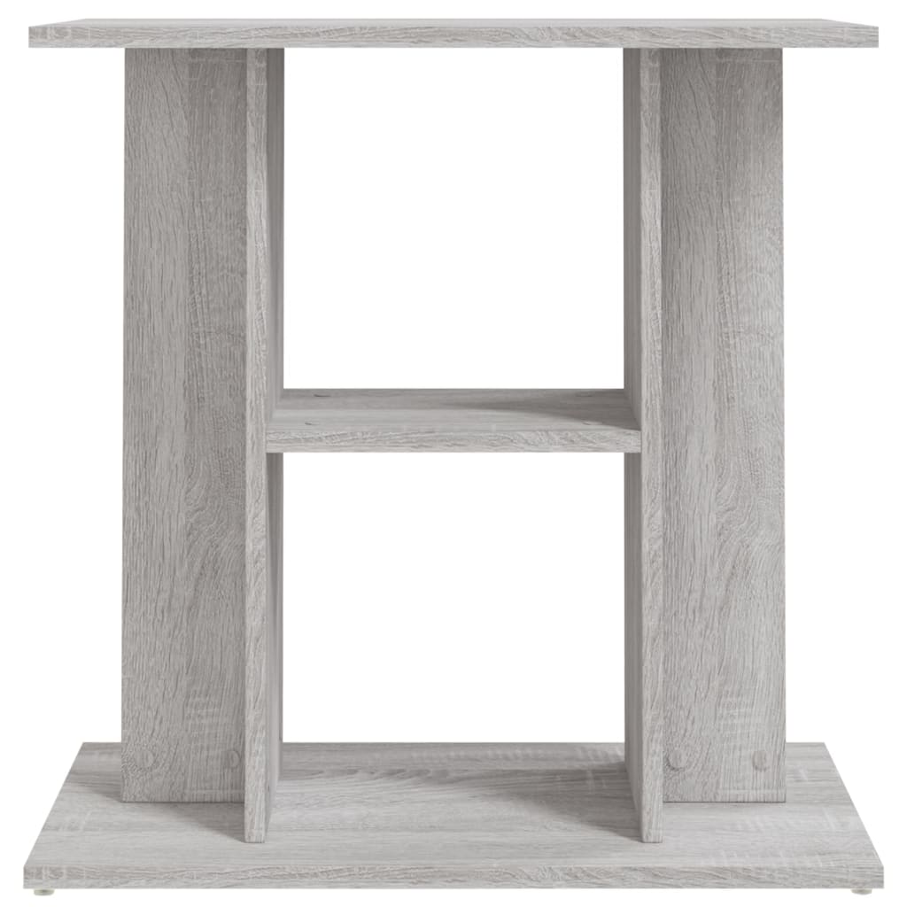 szürke sonoma akváriumállvány 60 x 30 x 60 cm rétegelt fából