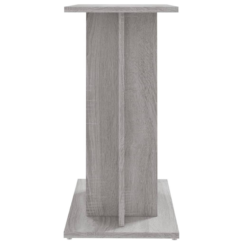 szürke sonoma akváriumállvány 60 x 30 x 60 cm rétegelt fából