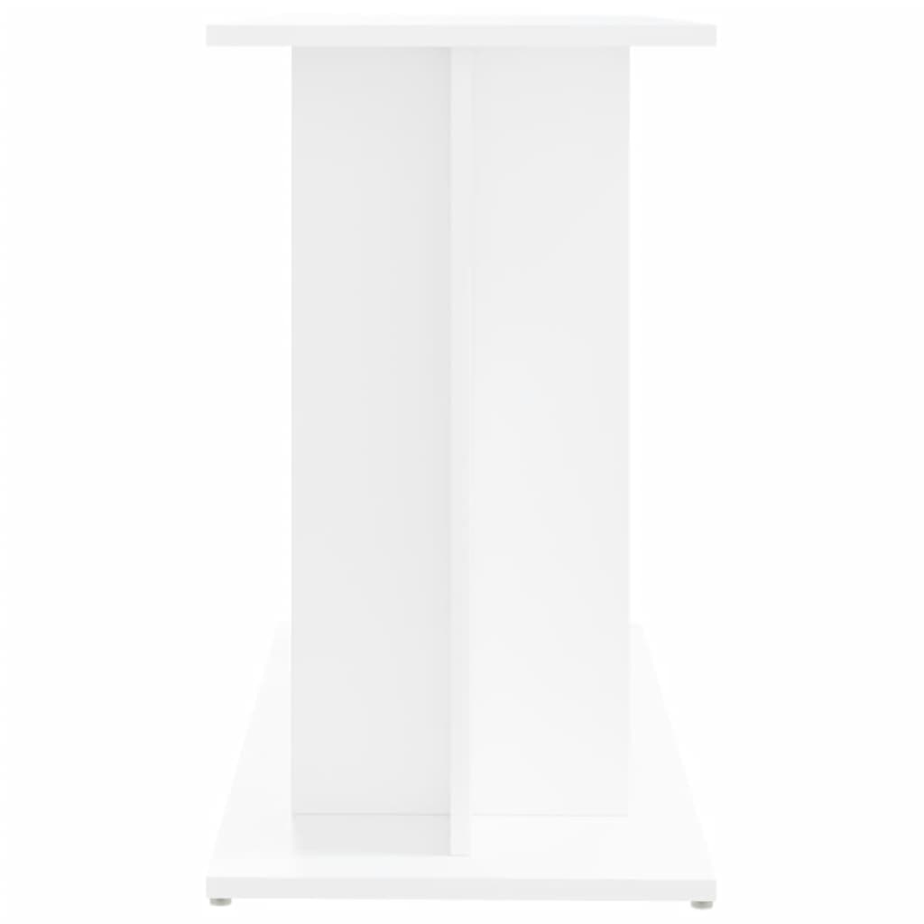 fehér szerelt fa akváriumi állvány 80x35x60 cm