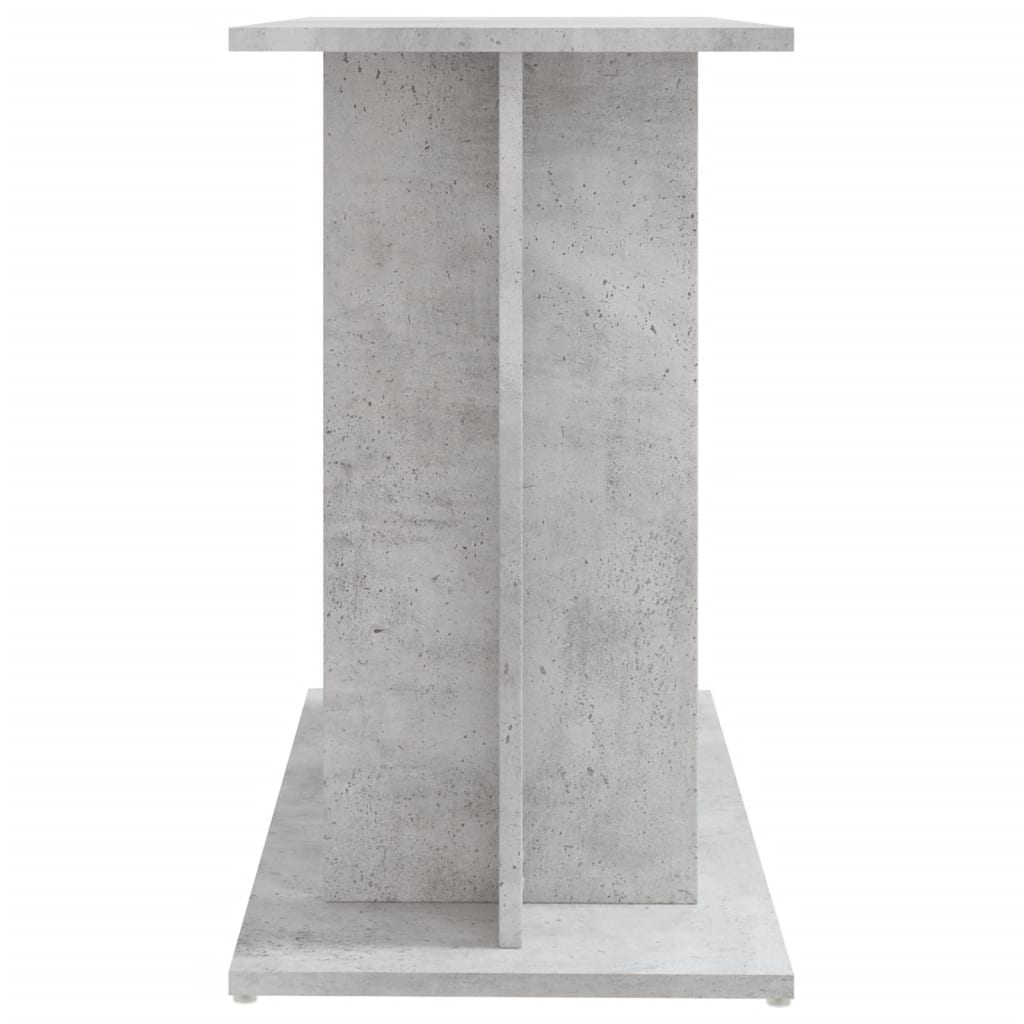 betonszürke akváriumállvány 80 x 35 x 60 cm rétegelt fából