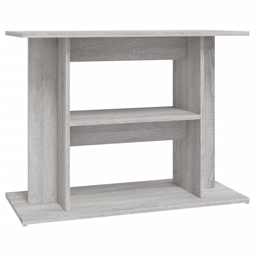 szürke sonoma akváriumállvány 80 x 35 x 60 cm rétegelt fából