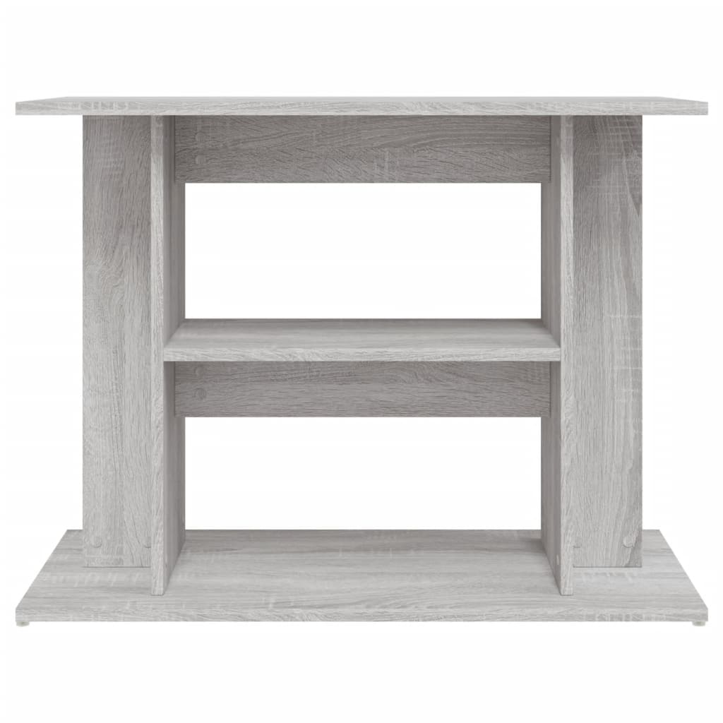 szürke sonoma akváriumállvány 80 x 35 x 60 cm rétegelt fából