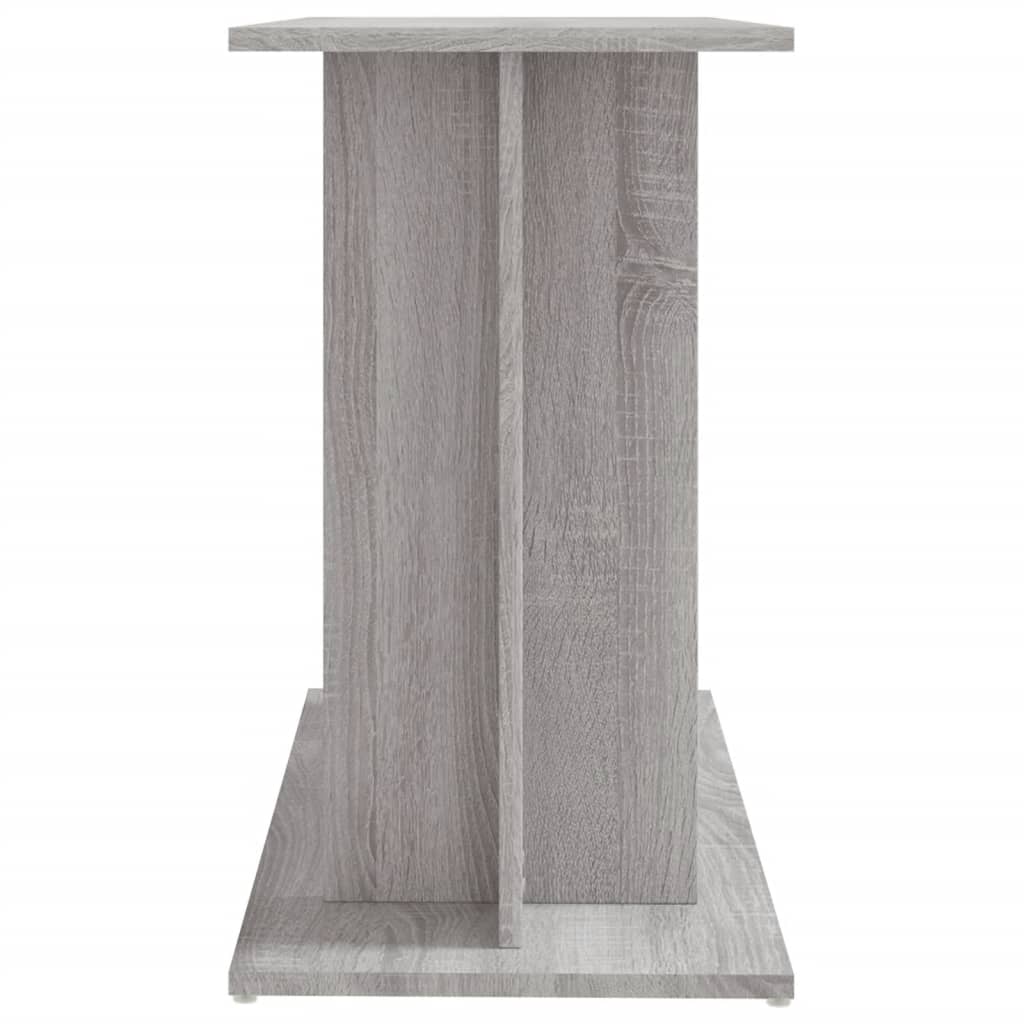 szürke sonoma akváriumállvány 80 x 35 x 60 cm rétegelt fából