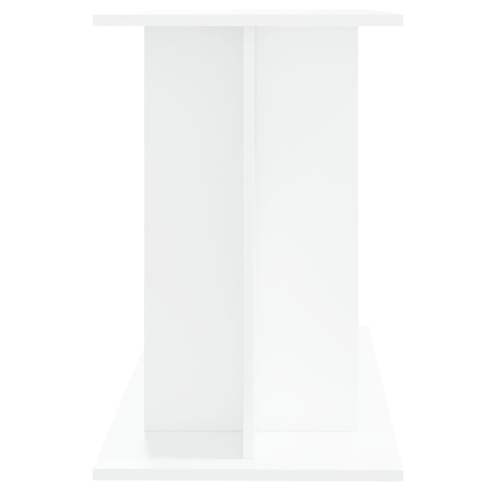 fehér szerelt fa akváriumi állvány 100x40x60 cm